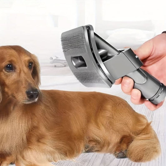 Pet Vacuum Hair Grooming Brush With Adapter