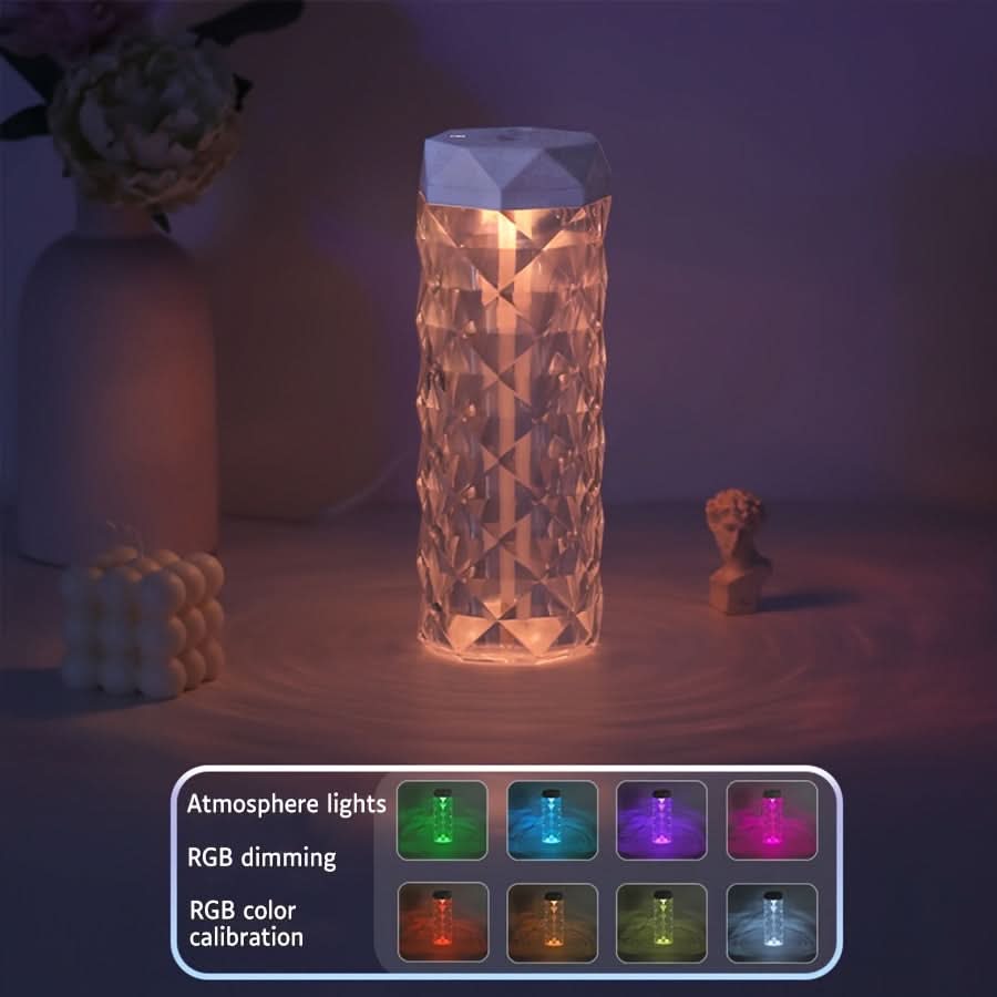 USB Air Humidifier with Night Light & Aromatherapy