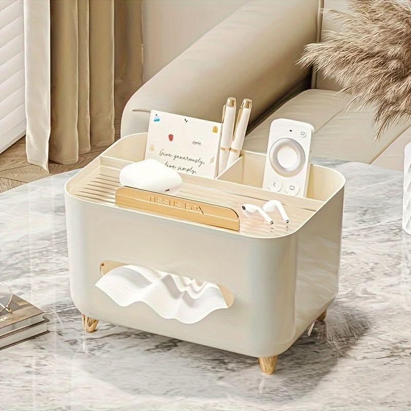Luxury Multi-Functional Tissue Box & Organizer