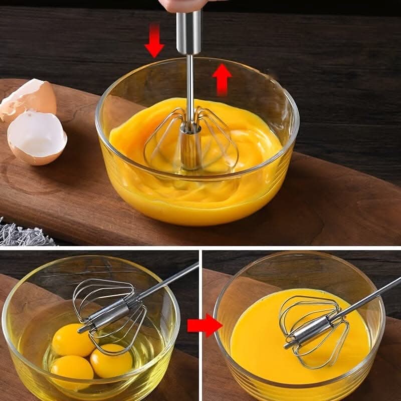 Portable Handheld Mixer - 4-Speed Metal Mixer
