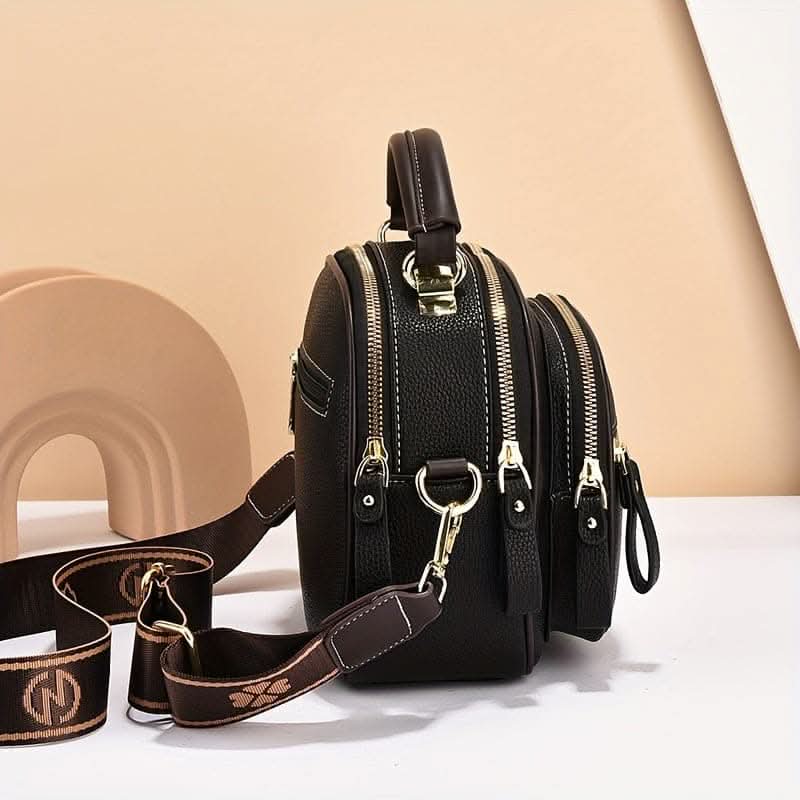 Women's Fashionable Versatile Small Handbag With Adjustable Strap