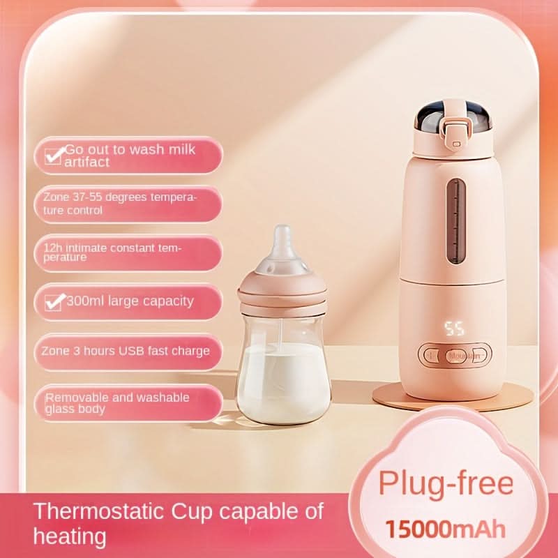 Rechargeable 2-in-1 Bottle Warmer and Sterilizer