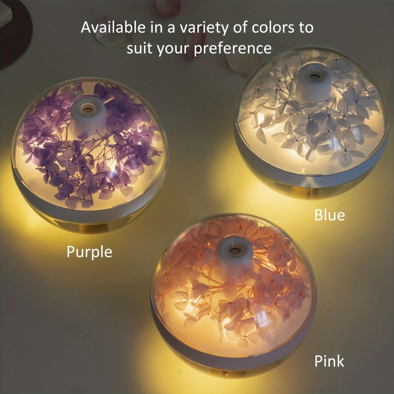 USB Portable Ultrasonic Air Humidifier with Night Light