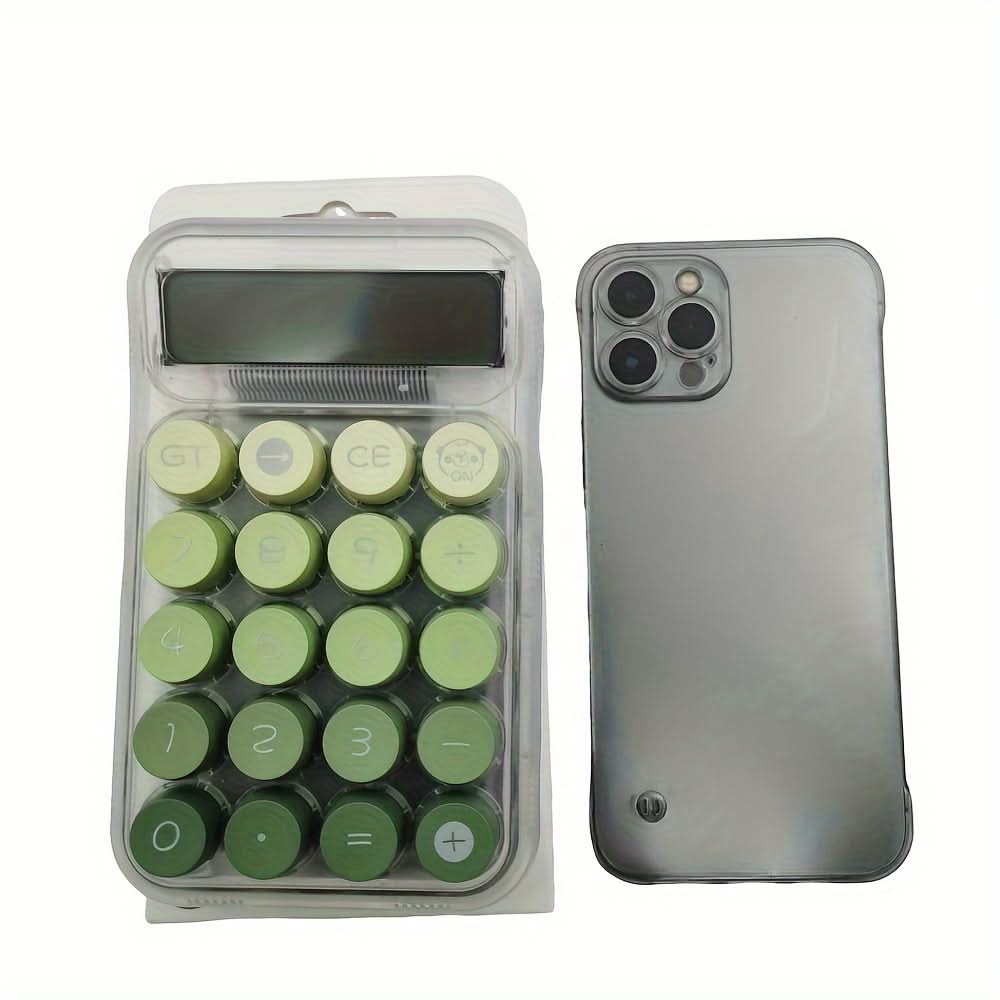 Chic Gradient 10-Digit Desktop Calculator – LED Screen