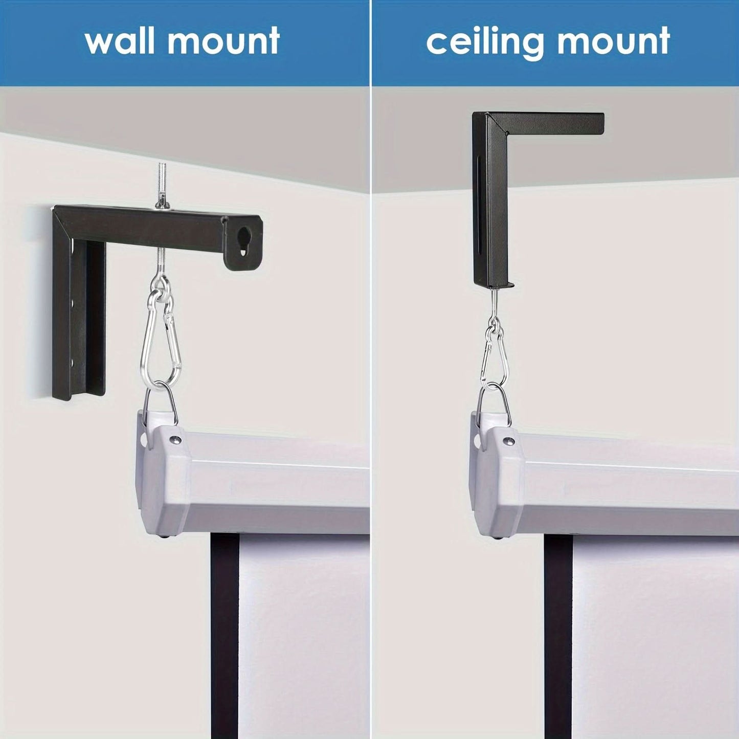 Adjustable 6-Inch Projector Screen Wall Mount