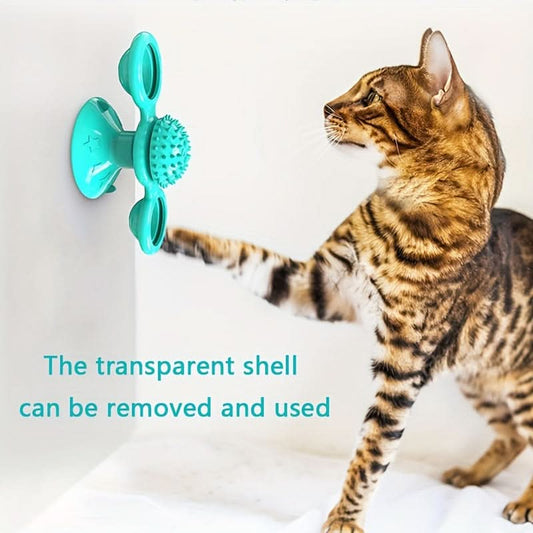 Interactive Windmill Cat Toy for Active Play