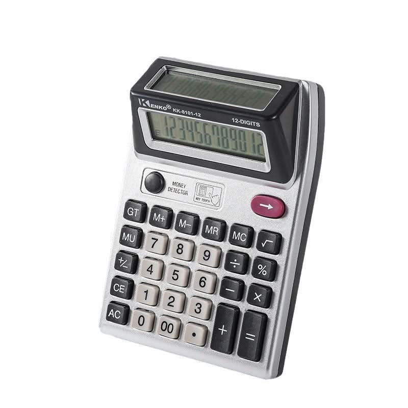 12-Digit Dual Display Desktop Calculator – LCD
