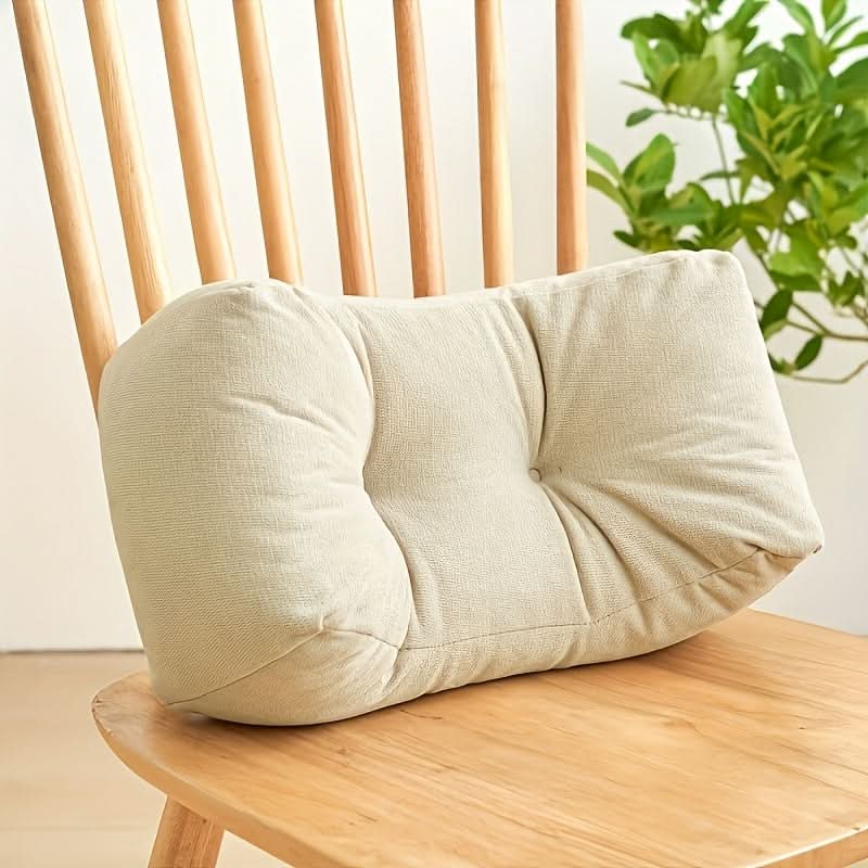 Lumbar Pillow – Ergonomic Backrest for Office, Napping & Study
