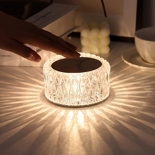 Portable Crystal LED Table Lamp with 16 Colors