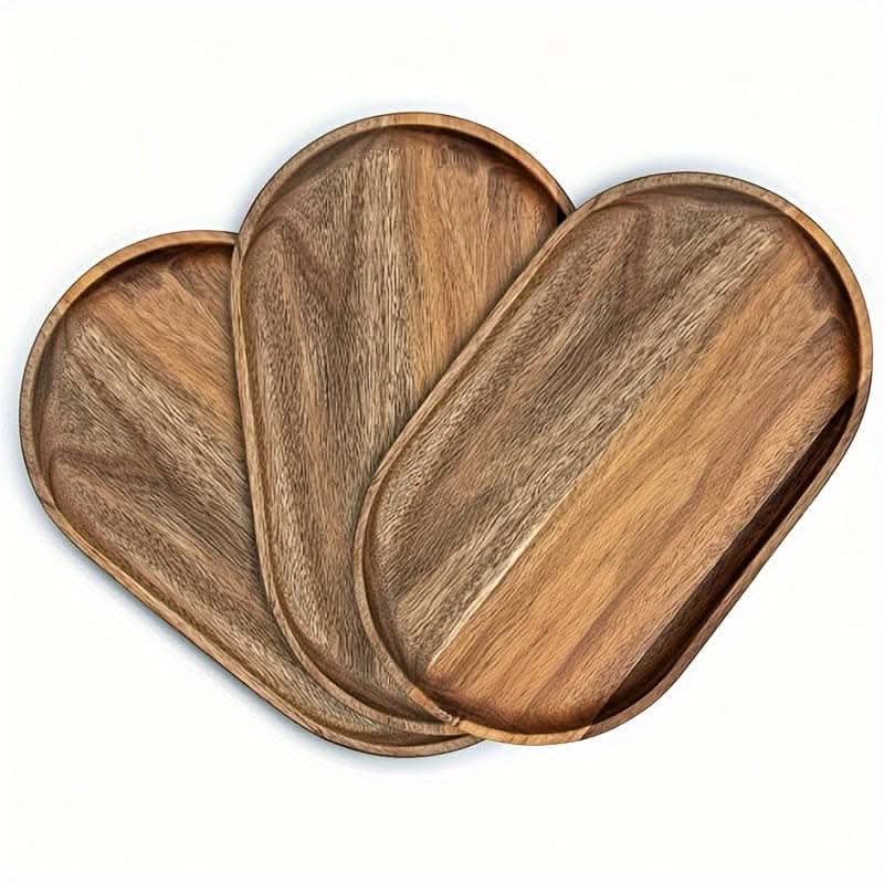 Stylish Wooden Rolling Tray with Cup Coaster