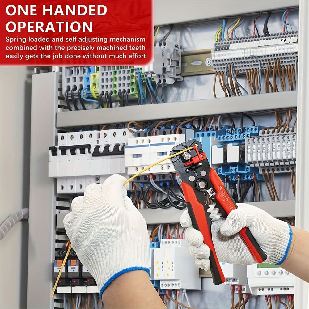 Automatic Wire Stripper & Crimper Tool