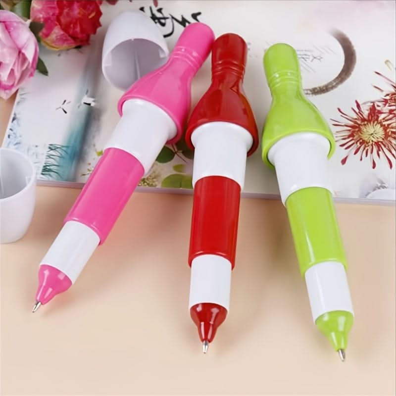 6-Pack Bowling Pin Retractable Ballpoint Pens – Medium Point