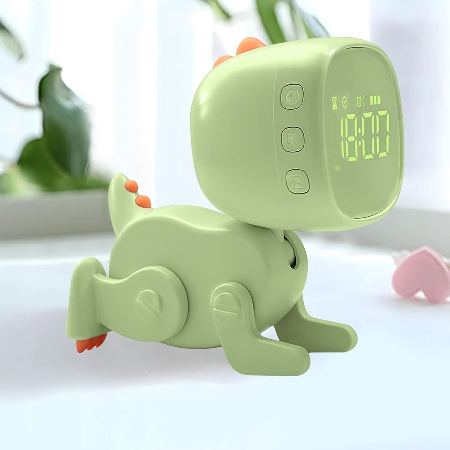 Dynamic Dinosaur Alarm Clock – USB Rechargeable