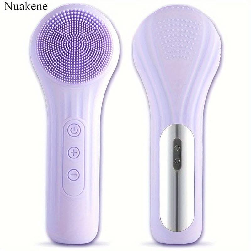 Rechargeable Heated Silicone Facial Cleansing Brush