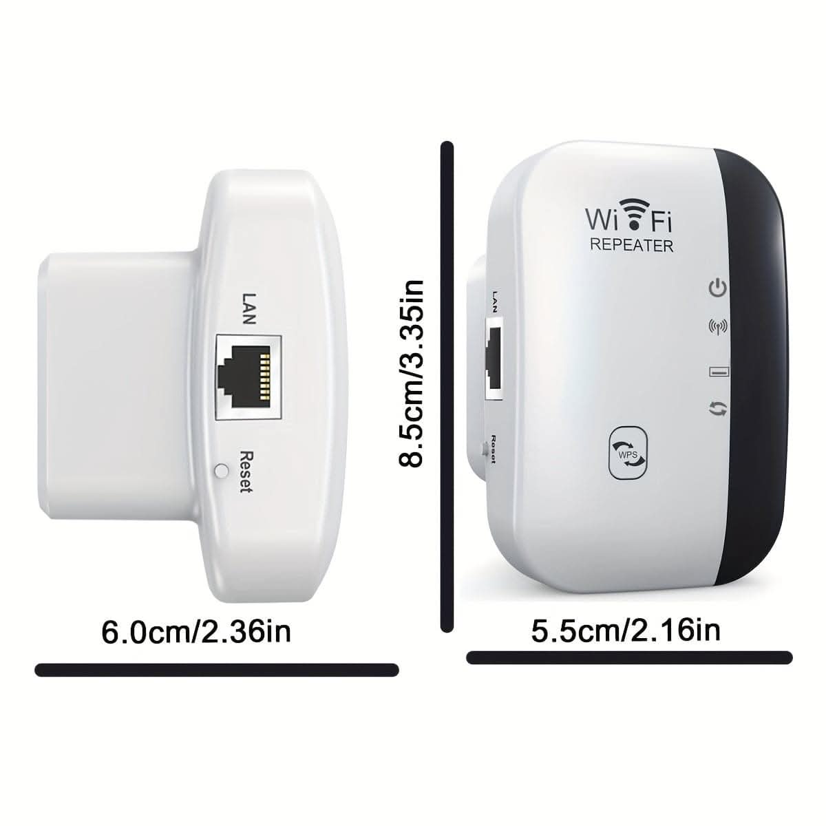 5000sq.ft WiFi Extender Signal Booster - Long Range Amplifier