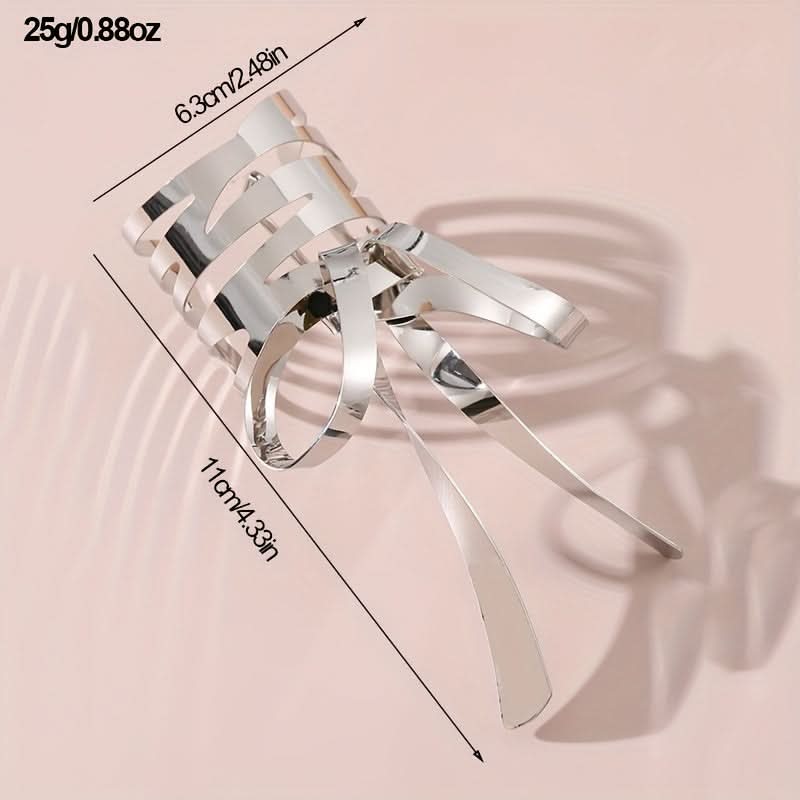 Elegant Bowknot Ribbon Hair Clip for Women