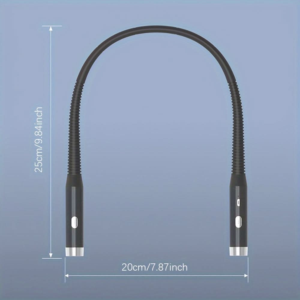 Rechargeable LED Neck Reading Light – Hands-Free, Dimmable