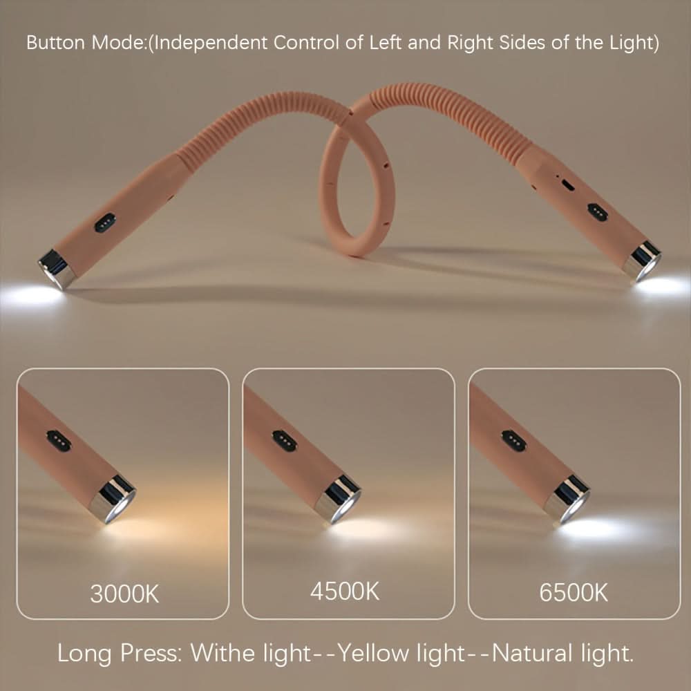 Rechargeable LED Neck Reading Light – Hands-Free, Dimmable