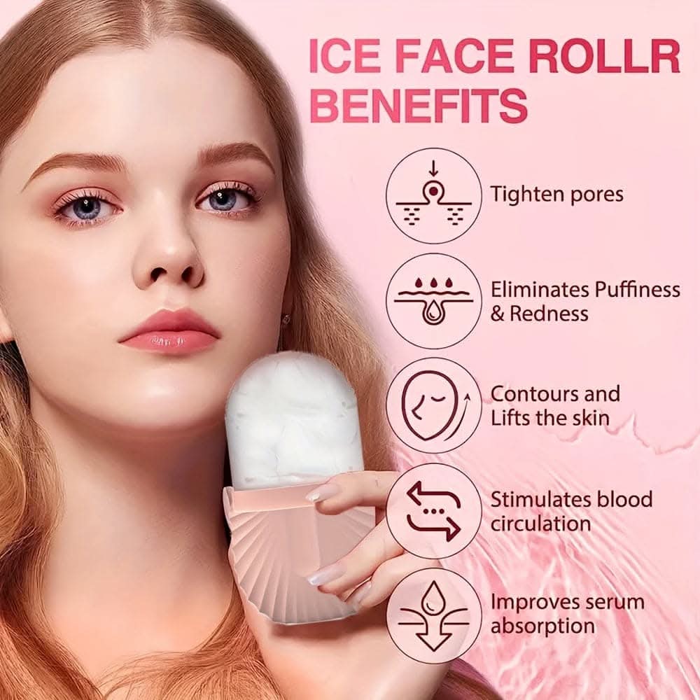 Cooling Ice Roller for Face Puffiness Relief