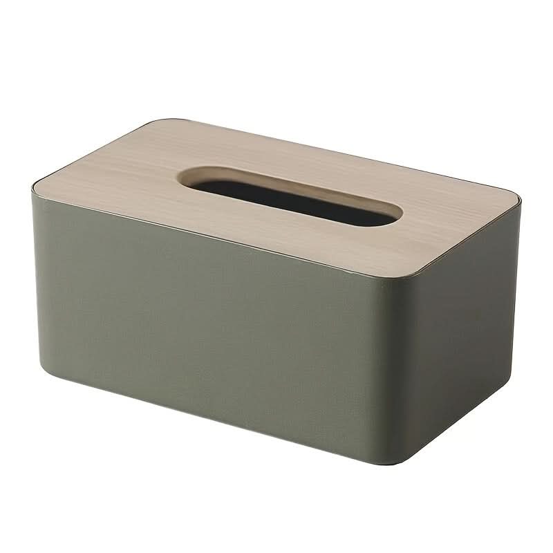 Wooden Tissue Box Holder for Home & Office