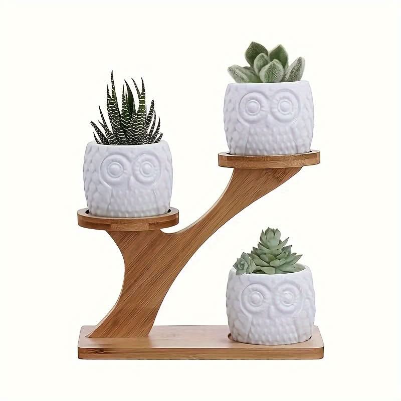 Bamboo Plant Stand – Multi-Tier Flower Rack for Indoor & Outdoor Potted Plants