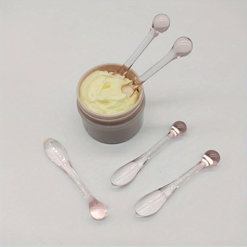 2pcs Cosmetics Scraper & Stirring Spoon Set
