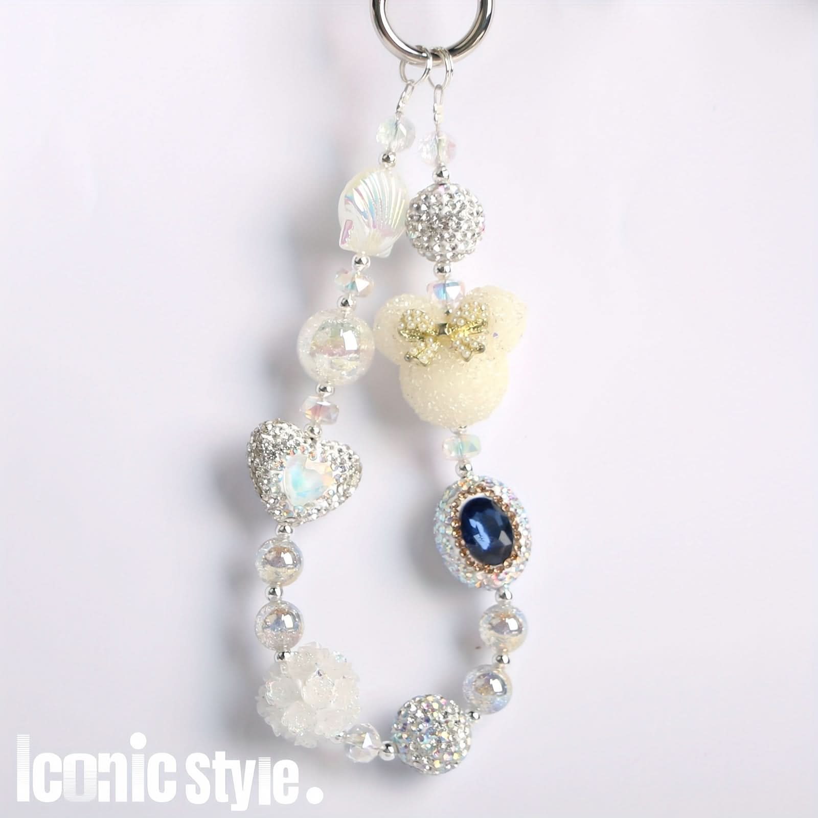 White Mobile Phone Chain – Women's Anti-Loss Wristband