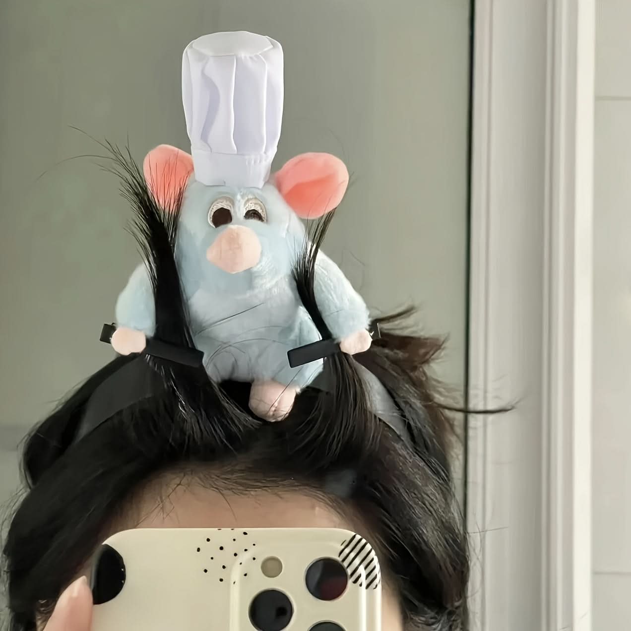 Cartoon Mouse Plush Headband for Women & Girls