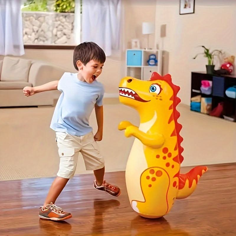 Durable PVC Dinosaur Inflatable Punching Bag for Kids – Outdoor Exercise & Fun Toy