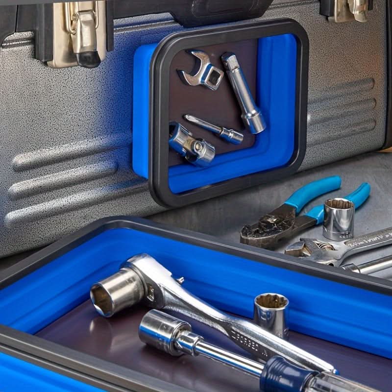3-Piece Magnetic Silicone Tray Set for Tools