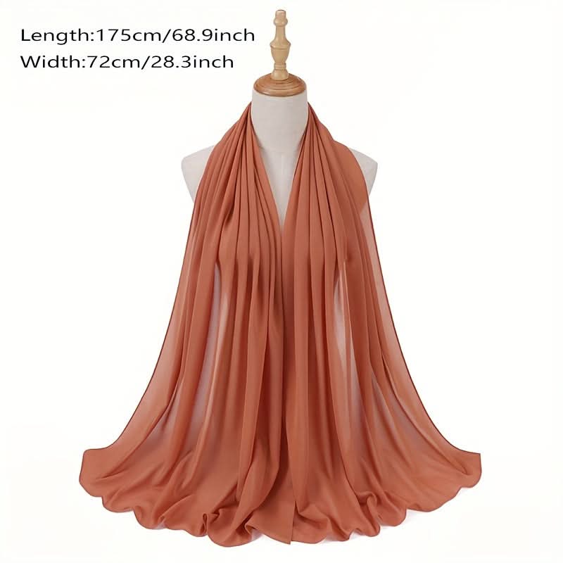 Elegant Women's Chiffon Scarf Shawl Wrap