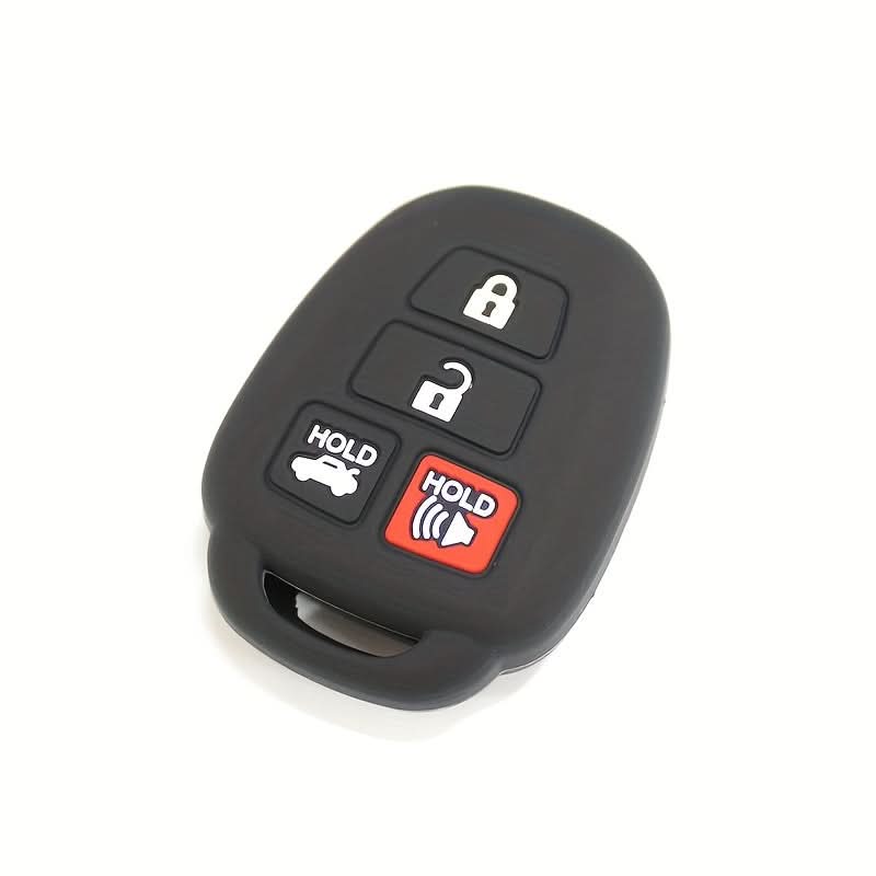 Silicone 4-Key Car Key Cover – Waterproof & Shockproof