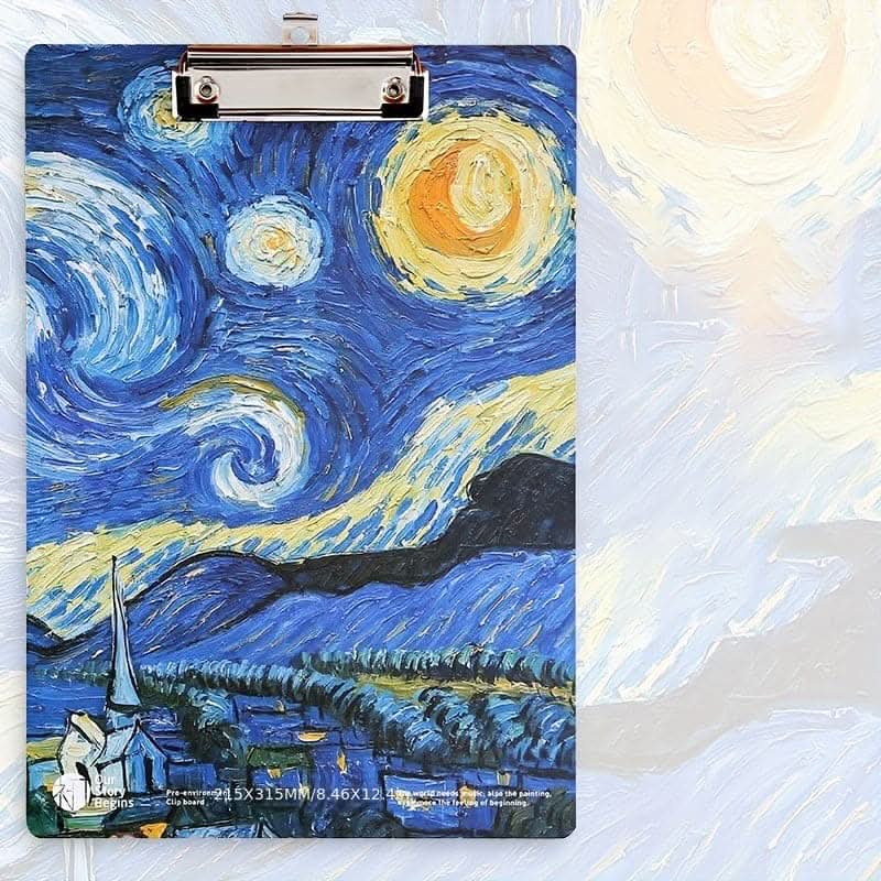 Vibrantly Painted A4 Clipboard – Stylish & Durable Organizer