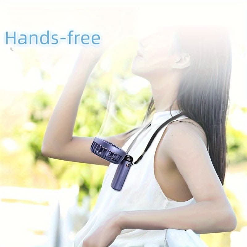 Portable Mini Fan with LED-USB Folding