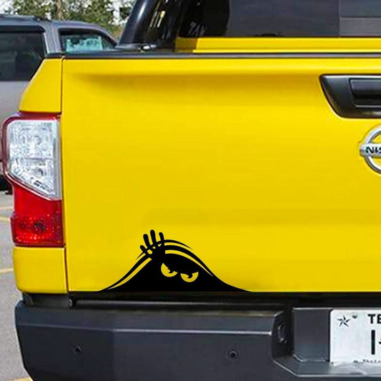 Peep Monster Car Bumper Funny Waterproof Sticker