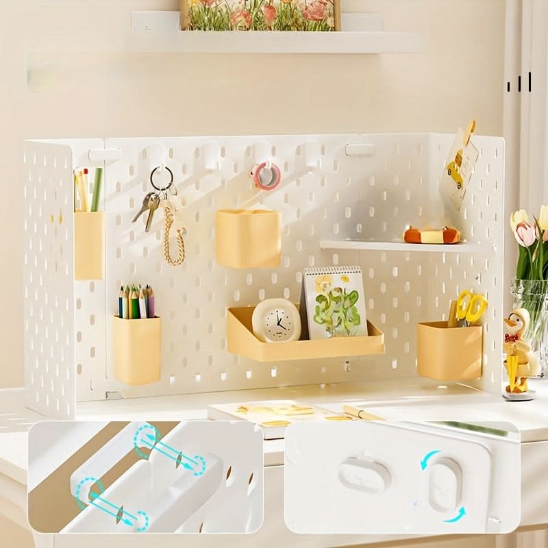 Wall-Mounted Desk Organizer Set