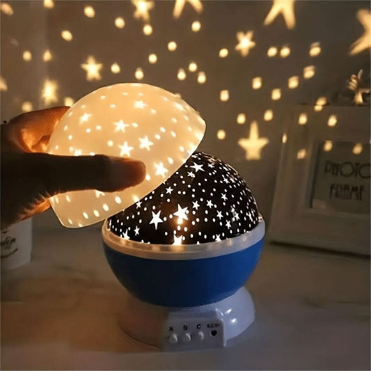 360° Rotating Moon Star Light Projector
