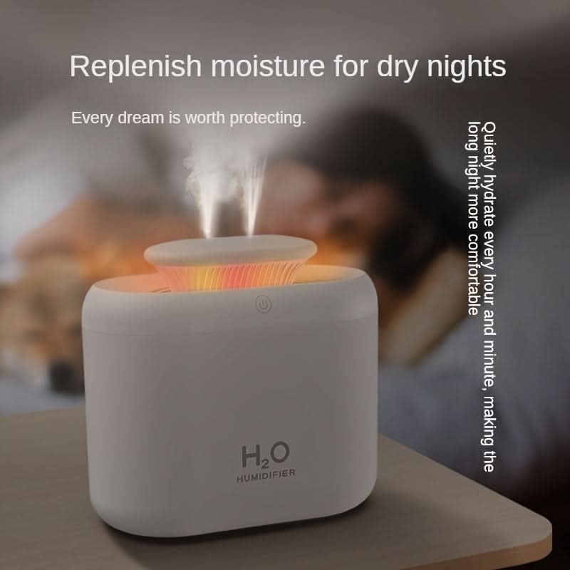 USB Humidifier with 7-Color Night Light