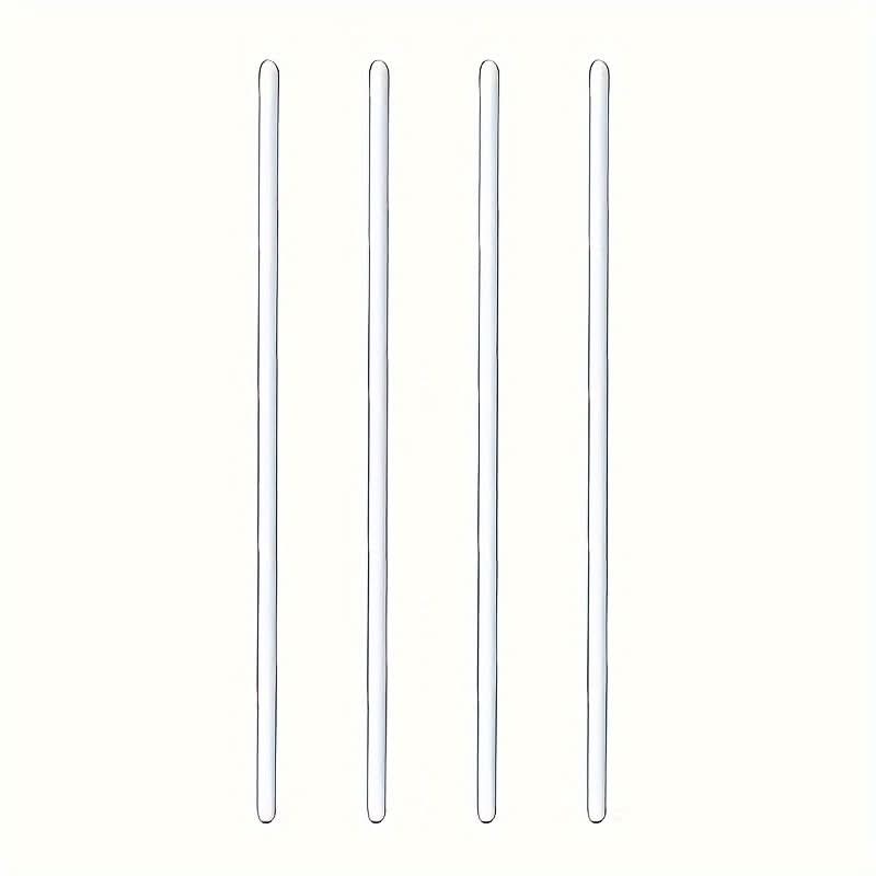 Shuzhen Heat-Resistant Glass Stirring Rods, 8-Pack