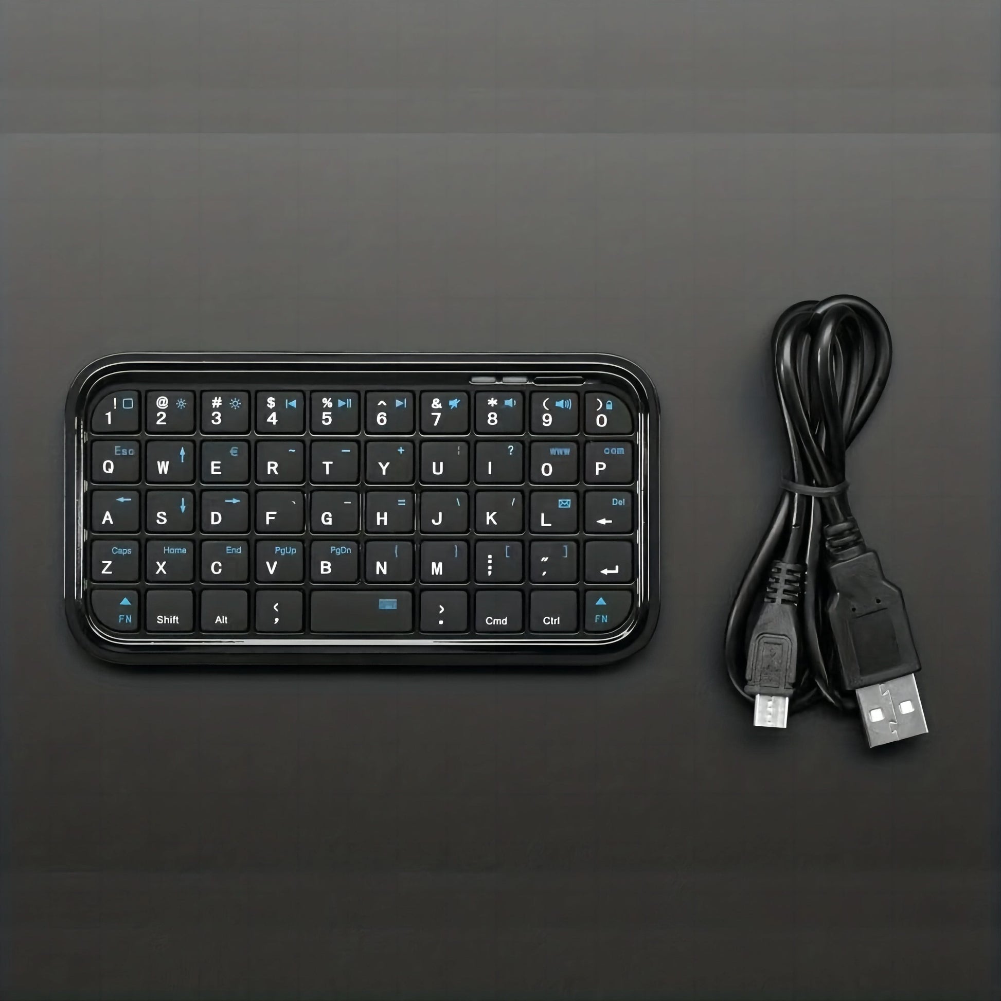 Mini Wireless Bluetooth Keyboard - 49 Keys