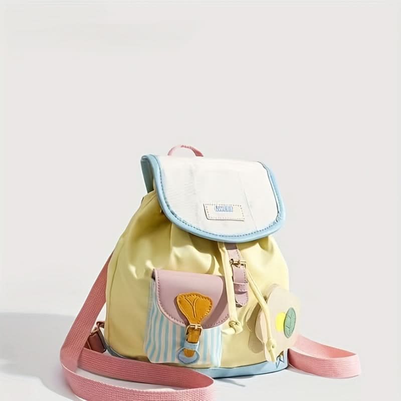 Cute Colorblock Cartoon Backpack for Kids