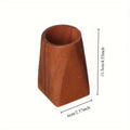 Walnut Wooden Desk Organizer Holder