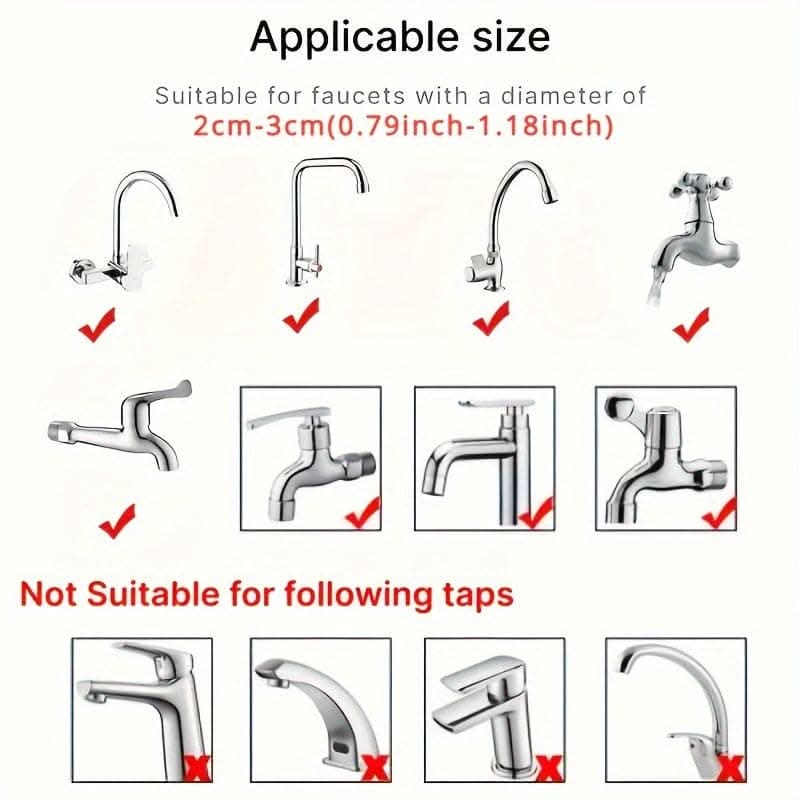 Easy-Install Multi-Purpose Faucet Shower Attachment