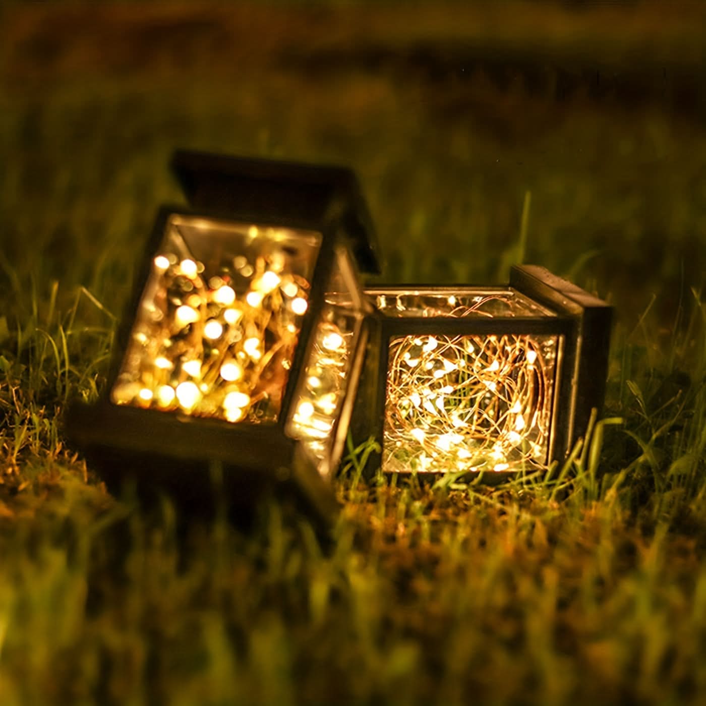 Solar-Powered Hanging Lanterns – Outdoor Garden Lights