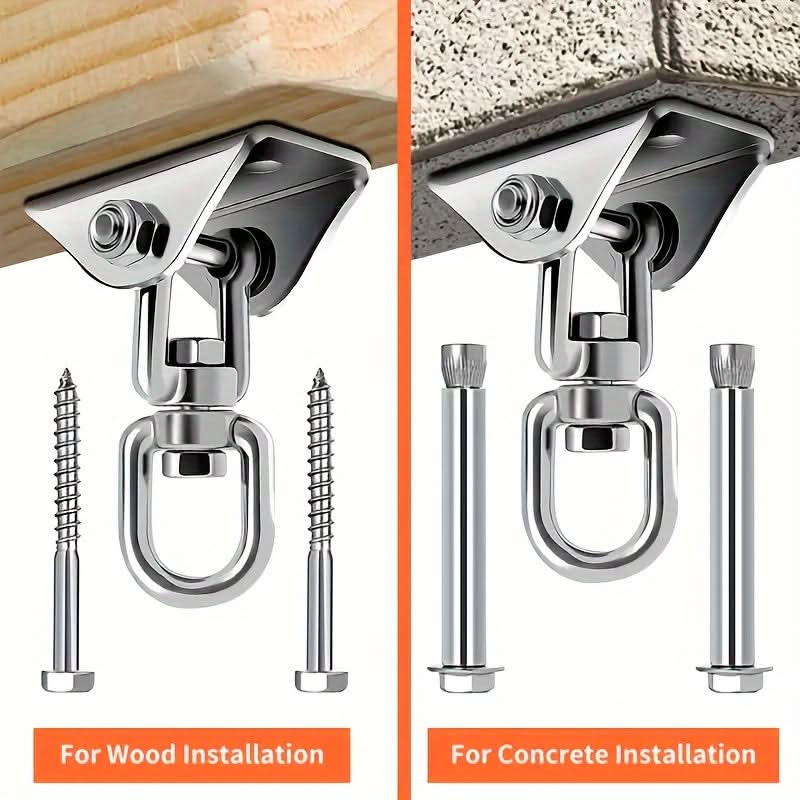 360° Swivel Stainless Steel Hammock Hook