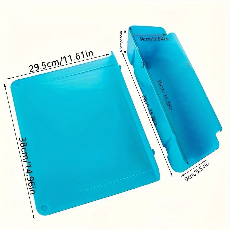 2-in-1 Non-Slip Cutting Board with Built-In Food Container