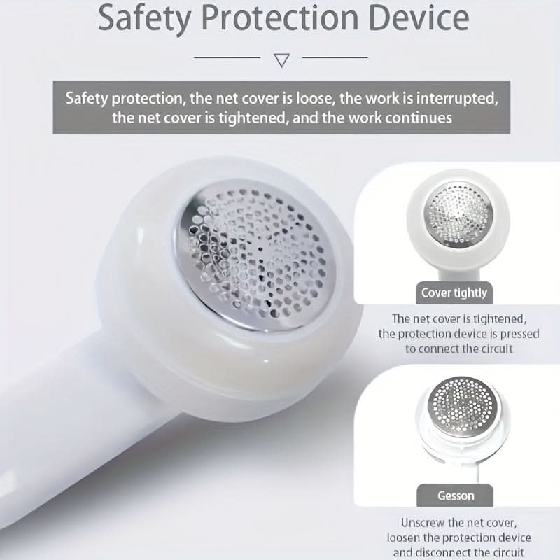 Ultra-Effective Electric Fabric Shaver - USB Rechargeable Fuzz & Pilling Remover