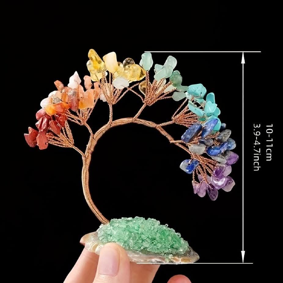 1 pc. 7 Chakra Tree Buddha Statue - Money Tree for Wealth & Luck