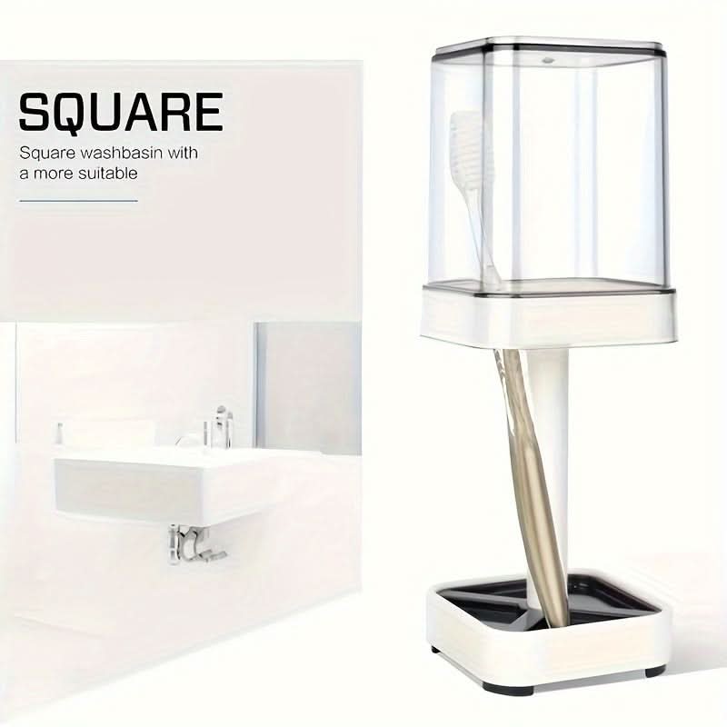 Dustproof Toothbrush and Toothpaste Holder Set