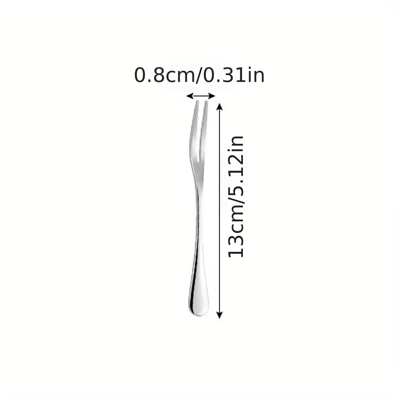 10-Piece Stainless Steel Fork Set